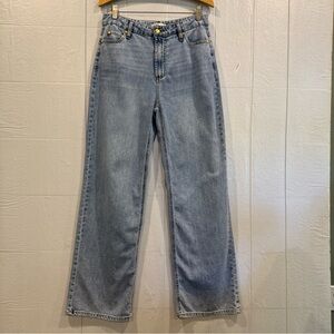 OAT Medium Wash Wide Leg Women's Jeans - Blue 6/28